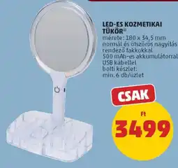 PENNY LED-es kozmetikai tükör ajánlat