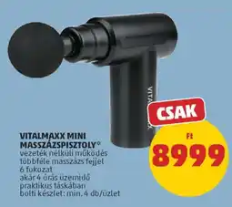 PENNY Vitalmaxx Mini masszázspisztoly ajánlat