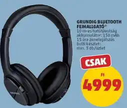 PENNY Grundig bluetooth fejhallgató ajánlat