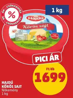PENNY Hajdú Kőrös sajt ajánlat