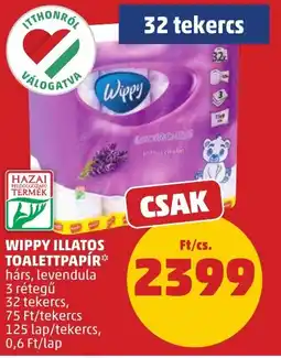PENNY Wippy illatos toalettpapír ajánlat
