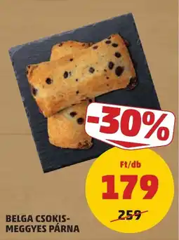 PENNY Belga csokis- meggyes párna ajánlat