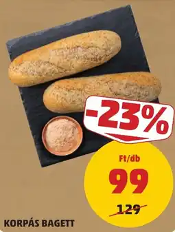 PENNY Korpás bagett ajánlat