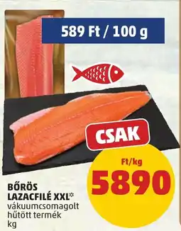 PENNY Bőrös lazacfilé XXL ajánlat