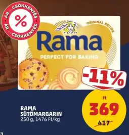 PENNY Rama sütőmargarin ajánlat