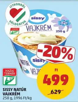 PENNY Sissy Natúr vajkrém ajánlat