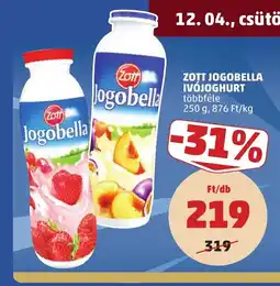PENNY Zott Jogobella ivójoghurt ajánlat