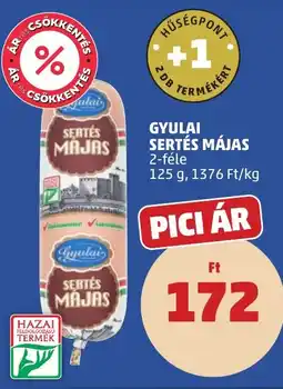 PENNY Gyulai sertés májas ajánlat