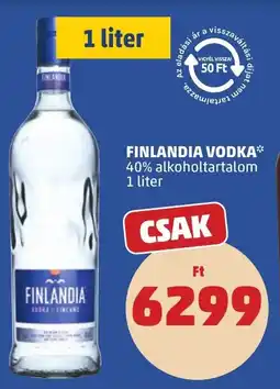 PENNY Finlandia vodka ajánlat