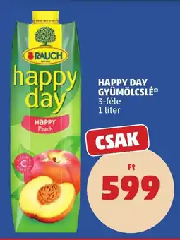 PENNY Happy day gyümölcslé ajánlat