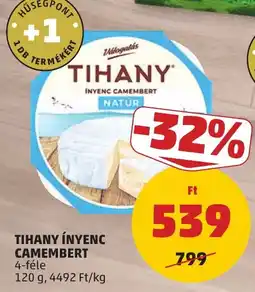 PENNY Tihany ínyenc camembert ajánlat