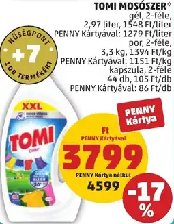 PENNY Tomi mosószer ajánlat