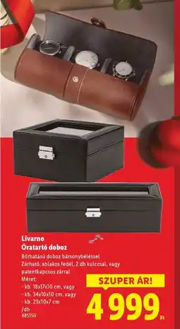 Lidl Livarno ratart doboz ajánlat