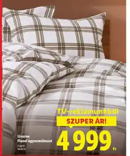 Lidl Livarno Flanel ágyneműhuzat ajánlat