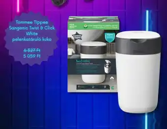 Brendon Tommee Tippee Sangenic Twist & Click White pelenkatároló kuka ajánlat