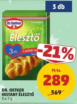 PENNY Dr. Oetker instant élesztő ajánlat