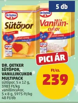 PENNY Dr. Oetker sütőpor, vanillincukor multipack ajánlat