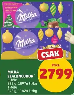PENNY Milka szaloncukor ajánlat