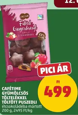 PENNY Cafétime Gyümölcsös töltelékkel töltött puszedli ajánlat