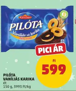 PENNY Pilóta Vaníliás karika ajánlat