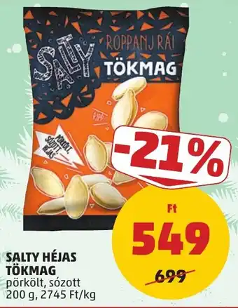 PENNY Salty Héjas tökmag ajánlat