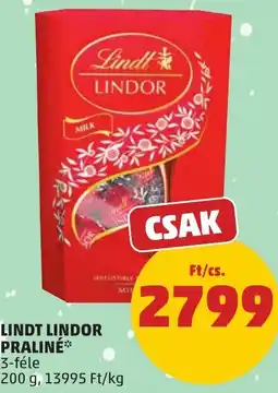 PENNY Lindt Lindor praliné ajánlat