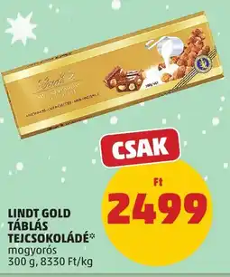 PENNY Lindt Gold táblás tejcsokoládé ajánlat