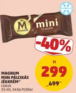 PENNY Magnum mini pálcikás jégkrém ajánlat