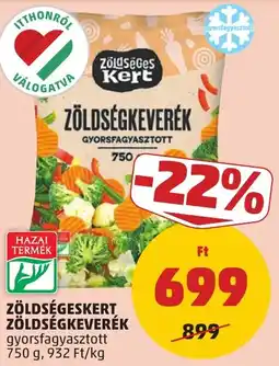 PENNY Zöldségeskert zöldségkeverék ajánlat
