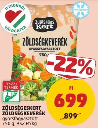 PENNY Zöldségeskert zöldségkeverék ajánlat