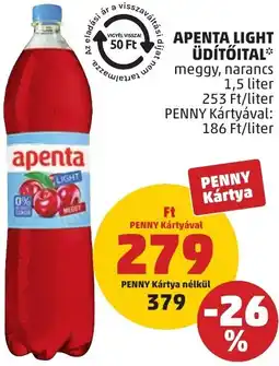 PENNY Apenta Light üdítőital ajánlat