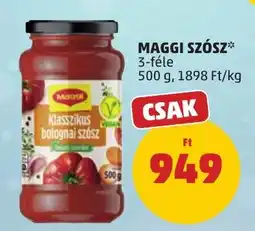PENNY Maggi szósz ajánlat