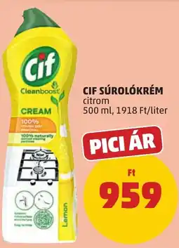 PENNY Cif súrolókrém ajánlat