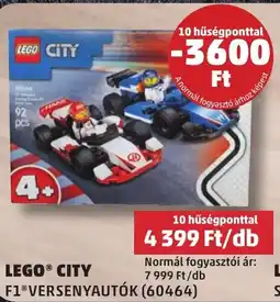 PENNY Lego City F1 Versenyautók ajánlat