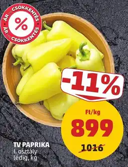 PENNY Tv paprika ajánlat