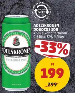 PENNY Adelskronen dobozos sör ajánlat