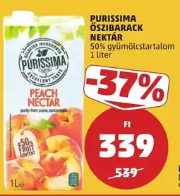 PENNY Purissima őszibarack nektár ajánlat