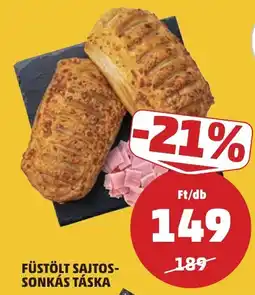 PENNY Füstölt sajtos- sonkás táska ajánlat