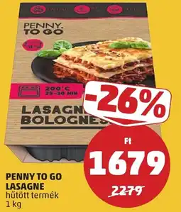 PENNY Penny to Go Lasagne ajánlat