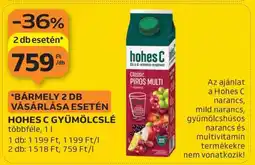 Auchan Hohes C Gyümölcslé ajánlat