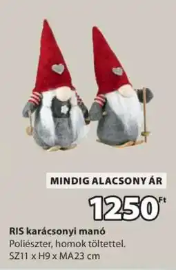 JYSK RIS karácsonyi manó ajánlat