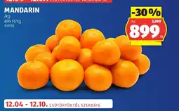 ALDI MANDARIN ajánlat