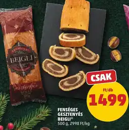 PENNY Fenséges gesztenyés beigli ajánlat