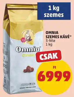 PENNY Omnia szemes kávé ajánlat