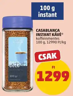 PENNY Casablanca Instant kávé ajánlat
