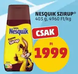 PENNY Nesquik szirup ajánlat