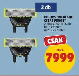 PENNY Philips OneBlade csere penge ajánlat
