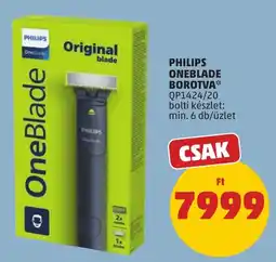 PENNY Philips OneBlade borotva QP1424/20 ajánlat