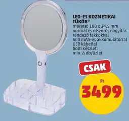 PENNY LED-es kozmetikai tükör ajánlat