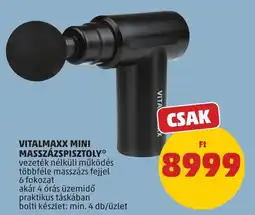 PENNY Vitalmaxx Mini masszázspisztoly ajánlat